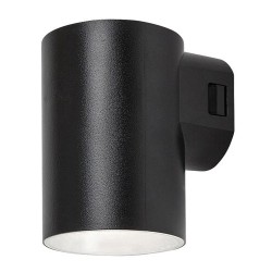 Sieninis lauko šviestuvas Urfa LED 9W 2700, 4000, 6500K CCT keičiama balta spalva (juoda)