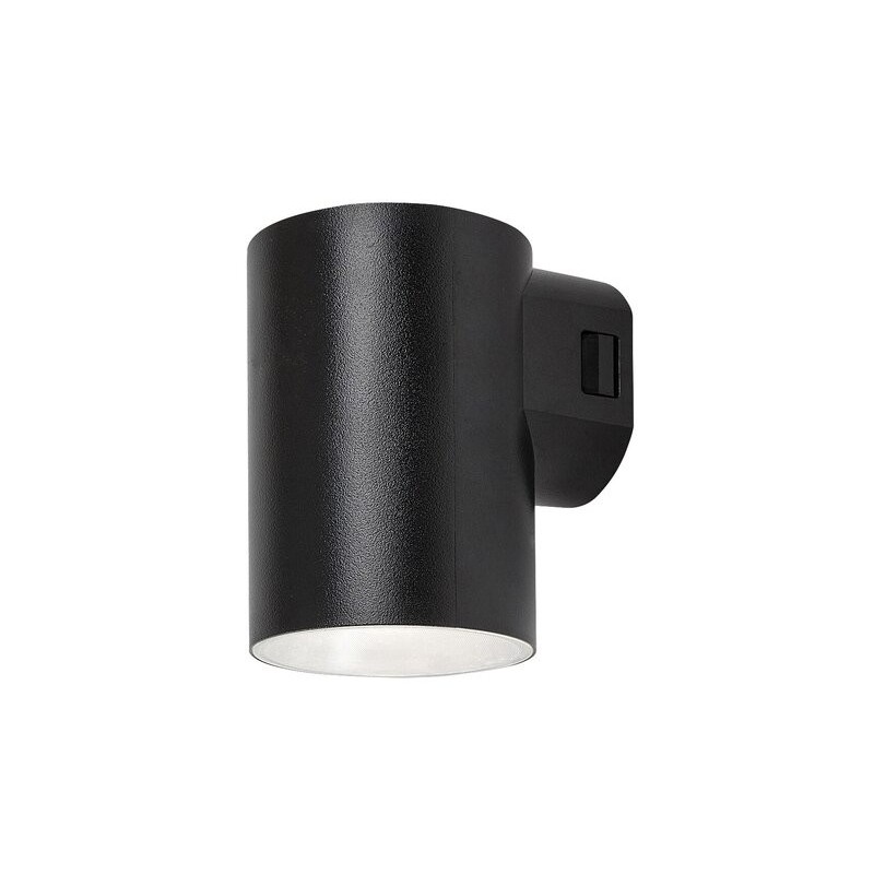 Sieninis lauko šviestuvas Urfa LED 9W 2700, 4000, 6500K CCT keičiama balta spalva (juoda)