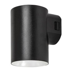 Sieninis lauko šviestuvas Urfa LED 9W 2700, 4000, 6500K CCT keičiama balta spalva (juoda)