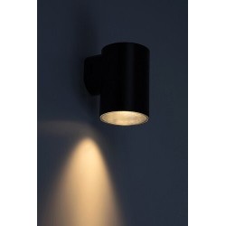 Sieninis lauko šviestuvas Urfa LED 9W 2700, 4000, 6500K CCT keičiama balta spalva (juoda)