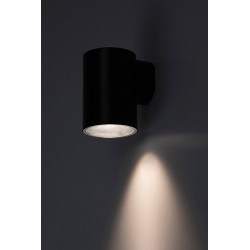 Sieninis lauko šviestuvas Urfa LED 9W 2700, 4000, 6500K CCT keičiama balta spalva (juoda)