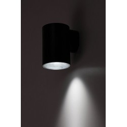 Sieninis lauko šviestuvas Urfa LED 9W 2700, 4000, 6500K CCT keičiama balta spalva (juoda)