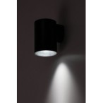 Sieninis lauko šviestuvas Urfa LED 9W 2700, 4000, 6500K CCT keičiama balta spalva (juoda)