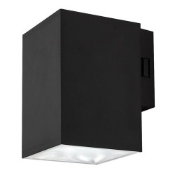 Sieninis lauko šviestuvas Urfa LED 9W 2700, 4000, 6500K CCT keičiama balta spalva (juoda)