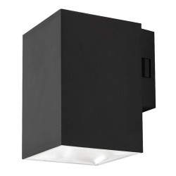 Sieninis lauko šviestuvas Urfa LED 9W 2700, 4000, 6500K CCT keičiama balta spalva (juoda)