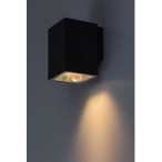 Sieninis lauko šviestuvas Urfa LED 9W 2700, 4000, 6500K CCT keičiama balta spalva (juoda)