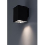 Sieninis lauko šviestuvas Urfa LED 9W 2700, 4000, 6500K CCT keičiama balta spalva (juoda)