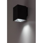 Sieninis lauko šviestuvas Urfa LED 9W 2700, 4000, 6500K CCT keičiama balta spalva (juoda)