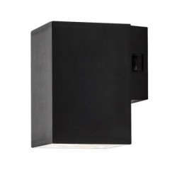 Sieninis lauko šviestuvas Urfa LED 9W 2700, 4000, 6500K CCT keičiama balta spalva (juoda)