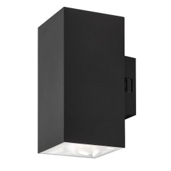 Sieninis lauko šviestuvas Urfa LED 18W 2700, 4000, 6500K CCT keičiama balta spalva (juoda)