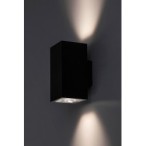 Sieninis lauko šviestuvas Urfa LED 18W 2700, 4000, 6500K CCT keičiama balta spalva (juoda)