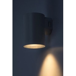 Sieninis lauko šviestuvas Urfa LED 9W 2700, 4000, 6500K CCT keičiama balta spalva (balta)