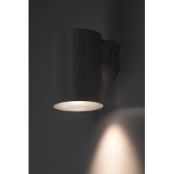 Sieninis lauko šviestuvas Urfa LED 9W 2700, 4000, 6500K CCT keičiama balta spalva (balta)