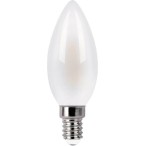 LED lemputė E14 Filament-LED 4W C35 2700K Šilta balta