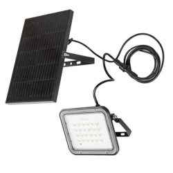 Saulės energija įkraunamas šviestuvas Melk LED 6.5W 3000, 4000, 6500K CCT keičiama balta spalva (juoda)