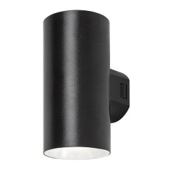 Sieninis lauko šviestuvas Urfa LED 18W 2700, 4000, 6500K CCT keičiama balta spalva (juoda)