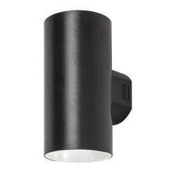 Sieninis lauko šviestuvas Urfa LED 18W 2700, 4000, 6500K CCT keičiama balta spalva (juoda)