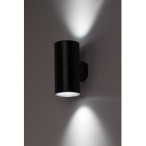 Sieninis lauko šviestuvas Urfa LED 18W 2700, 4000, 6500K CCT keičiama balta spalva (juoda)