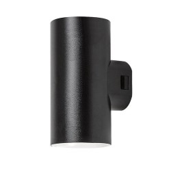 Sieninis lauko šviestuvas Urfa LED 18W 2700, 4000, 6500K CCT keičiama balta spalva (juoda)