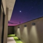 Sieninis lauko šviestuvas Hallstatt LED 10W 3000K Šilta balta (Antracito)