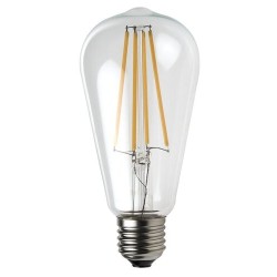 LED lemputė E27 Filament-LED 10W ST65 4000K Neutrali balta