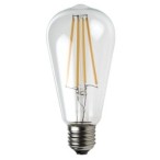LED lemputė E27 Filament-LED 10W ST65 4000K Neutrali balta