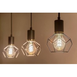 LED lemputė E27 Filament-LED 4W A60 2000K Šilta balta