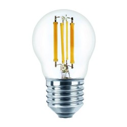 LED lemputė E27 Filament-LED 6W G45 2700K Šilta balta