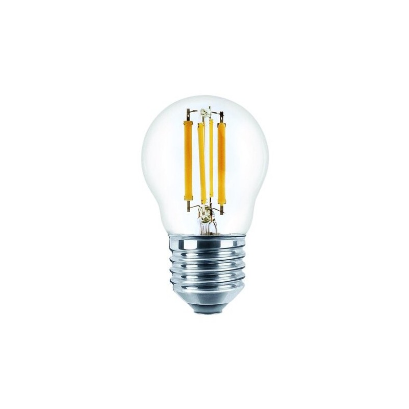 LED lemputė E27 Filament-LED 6W G45 2700K Šilta balta