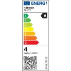 LED lemputė E27 Filament-LED 4W A60 4000K Neutrali balta