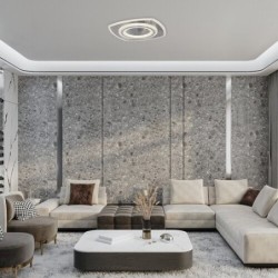Lubinis šviestuvas Taneli2 LED 60W 3000, 4000, 6000K CCT keičiama balta spalva (Chromo)
