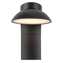 Sieninis lauko šviestuvas Wengen LED 12W 3000K Šilta balta (juoda)