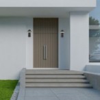 Sieninis lauko šviestuvas Wengen LED 12W 3000K Šilta balta (juoda)