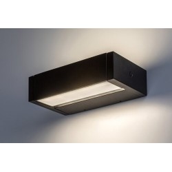 Sieninis lauko šviestuvas Cubbington LED 18W 4000K Neutrali balta (juoda)