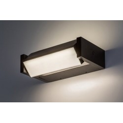 Sieninis lauko šviestuvas Cubbington LED 18W 4000K Neutrali balta (juoda)