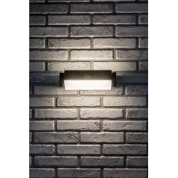 Sieninis lauko šviestuvas Cubbington LED 18W 4000K Neutrali balta (juoda)
