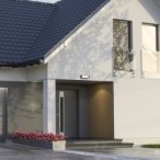 Sieninis lauko šviestuvas Cubbington LED 18W 4000K Neutrali balta (juoda)