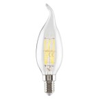 LED lemputė E14 Filament-LED 4W CF35 4000K Neutrali balta
