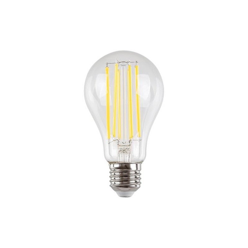 LED lemputė E27 Filament-LED 12W A67 3000K Šilta balta