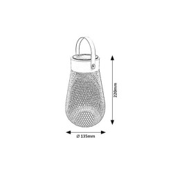 Tapolca LED 0.16W 3000K Šilta balta (balta)