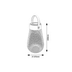 Tapolca LED 0.16W 3000K Šilta balta (balta)