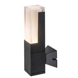 Sieninis lauko šviestuvas Darvas LED 7W 2700, 4000, 6000K CCT keičiama balta spalva (juoda)