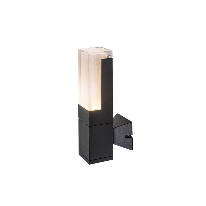 Sieninis lauko šviestuvas Darvas LED 7W 2700, 4000, 6000K CCT keičiama balta spalva (juoda)