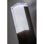 Sieninis lauko šviestuvas Darvas LED 7W 2700, 4000, 6000K CCT keičiama balta spalva (juoda)