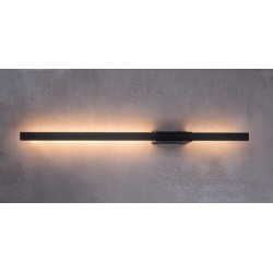 Sieninis lauko šviestuvas Kelebia LED 12W 3000K Šilta balta (juoda)