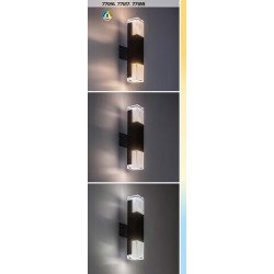 Pastatomas lauko šviestuvas Darvas LED 7W 2700, 4000, 6000K CCT keičiama balta spalva (juoda)