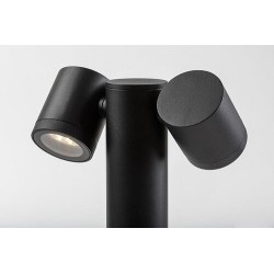Pastatomas lauko šviestuvas Enol GU10 2x MAX 35W (juoda)