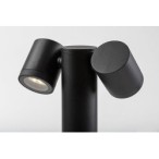 Pastatomas lauko šviestuvas Enol GU10 2x MAX 35W (juoda)