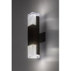 Sieninis lauko šviestuvas Darvas LED 12W 2700, 4000, 6000K CCT keičiama balta spalva (juoda)