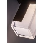 Sieninis lauko šviestuvas Darvas LED 12W 2700, 4000, 6000K CCT keičiama balta spalva (juoda)